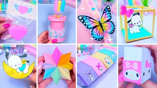 30 Easy paper craft ideas  Paper crafts DIY  School crafts  Paper tricks  Miniature crafts [upl. by Edgell]