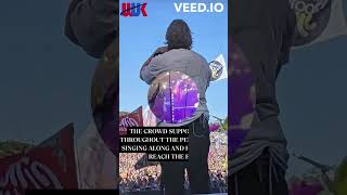 Lewis Capaldi  Glastonbury Awards  Crowd Singing along with Lewis  Emotional Breakthrough [upl. by Hesta204]