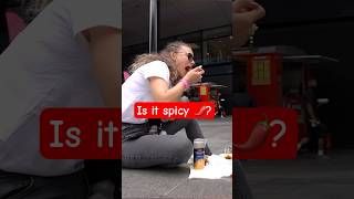 Romanian Girls Epic Reaction to Flavorful Indian Food 2 travel indianstreetfood indiansnack [upl. by Gerta]