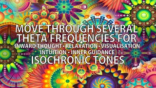 Isochronic Tones Theta frequencies enhancing Inward thought Relaxation Visualization Intuition [upl. by Lenuahs]