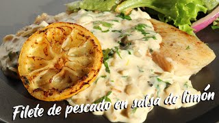 Filete tilapia en salsa cremosa de limón [upl. by Oni]