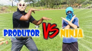 PRODUTOR VS NINJA  QUEM É MELHOR  DESAFIOS DE FUTEBOL [upl. by Lanna311]