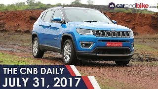 Jeep Compass SUV Launched  Range Rover Velar India Launch Details [upl. by Barker]