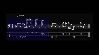 Potholderz by MF DOOM  Tabs and Music Sheet [upl. by Aelem394]