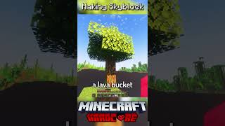 I Made Skyblock in Minecraft Hardcore 22 [upl. by Salvadore]