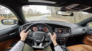 NEW Dodge Charger SRT Hellcat Widebody  POV Walkaround and Test Drive ASMR [upl. by Wira733]