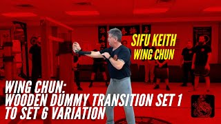 Wooden Dummy Set One to Set 6 variation  Wing Chun [upl. by Tav672]