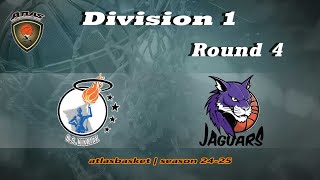 Atlasbasket  Div 1Round 4  ΚΑΤΡΑΚΕΙΛΑ vs JAGUARS [upl. by Rudolfo]