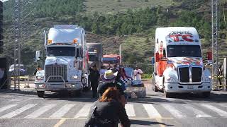 kenworth t680 vs t800 en arrancones chignahuapan 2023 camion tractor colombia trailer pt3 [upl. by Tarra]