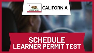 How to Schedule an Online CA DMV Learners Permit Test Reservation [upl. by Lenoel]