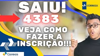 Inscrições Abertas Correios 2023 Mais de 4 Mil Vagas Veja como fazer Inscrição [upl. by Aztin360]