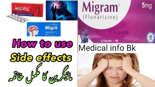 Migram Capsule How to Uses Benefits Sides Effect Dosage in Urdu Hindi [upl. by Utham822]