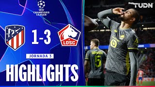 HIGHLIGHTS  Atlético de Madrid vs Lille  UEFA Champions League 2425  TUDN [upl. by Donny]