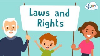 Teaching Laws Rights and Responsibilities to Kids  Freedom of Speech  Kids Academy [upl. by Bailey]