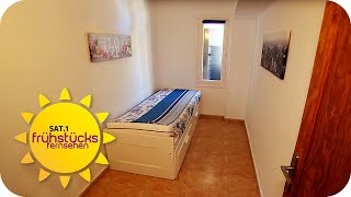 MINIZIMMER FÜR 500 € IM MONAT Wohnungswahnsinn auf Mallorca  SAT1 Frühstücksfernsehen  TV [upl. by Boykins215]