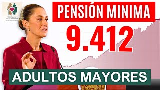 💥AUMENTA la Pensión MINIMA 9812 Adultos Mayores ¡Atención💥 [upl. by Ayekim433]