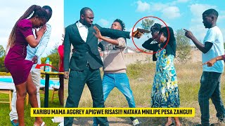 Drama😭🙆 Levynes Mum Shot on Camera For Defending Aggrey😭 Kumbe Dan ni FBI Agent😲 Kimeumana🔥 [upl. by Atlee]