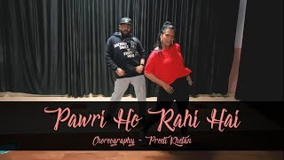 PAWRI HO RAHI HAI  Yashraj Mukhate  Choreography By Preeti Khetan  Dance Fun [upl. by Anoik]