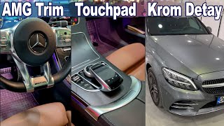 C200 4Matic TouchPad RetroFit  AMG Direksiyon Trim  Kablosuz CarPlay  Krom Detaylar [upl. by Zorah]