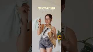 Skims Dupe On Myntra Under ₹500👀🤯 myntrafinds myntrahaul skimshaul affordablefashion [upl. by Aihcela]