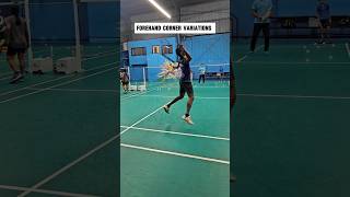 Forehand Variations you must try 🏸 [upl. by Ahseyt946]