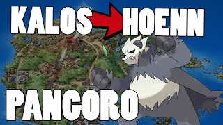 Kalos to Hoenn  ORAS Pangoro Move Tutor Moveset amp Strategy Guide Pangoro ORAS Strategy [upl. by Bunce5]