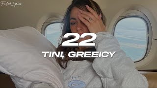 TINI Greeicy  22 ❤️ Letra [upl. by Penny]