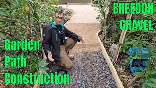 Garden Path Construction How To Build A Beautiful Garden path with Breedon Gravel [upl. by Eusoj]