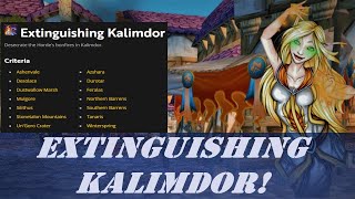 Extinguishing Kalimdor Wow Achievement  Alliance  World Event Midsummer [upl. by Calista]