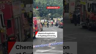 Chemical explosion at University of Sydney [upl. by Pokorny]