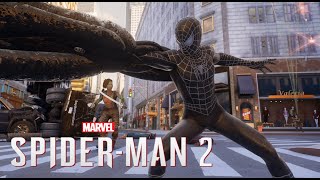 Bully Maguire Black Suit Spiderman With Agressive Dialogue is Satisfying  Marvels Spiderman 2 [upl. by Lectra]