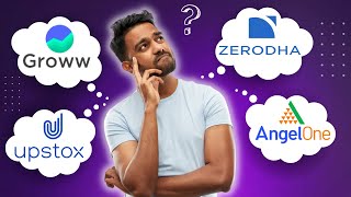 Which Broker is Best  कौन सा Broker सही हैं  Zerodha Vs Groww Vs Upstox [upl. by Naitsabas]