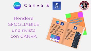 Come rendere SFOGLIABILE un libro o una rivista con CANVA [upl. by Kristofer852]