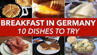 10 Breakfast Foods to eat in Germany  What Germans eat for breakfast [upl. by Annaiviv]