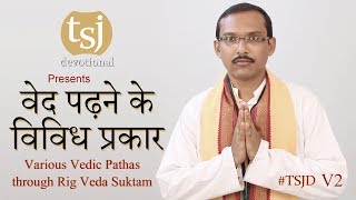 Various Vedic Pathas through Rig Veda Suktam  दिन्दी मे   TSJD  V2 [upl. by Eddy]