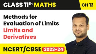 Methods for Evaluation of Limits  Limits and Derivatives  Class 11 Maths Chapter 12  CBSE 202425 [upl. by Naujed]