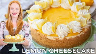 The Best NoBake Lemon Cheesecake Recipe  Extra Rich amp Creamy [upl. by Etteniuq523]