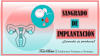 🤔¿Como saber si es Sangrado🩸 de Implantación o Menstruación 👉DIFERENCIAS SÍNTOMAS Y MAS [upl. by Sofer]