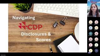 WEBINAR with QampA Navigating CDP Disclosures amp Scoring  Kosher Climate India  CDP [upl. by Ahter]