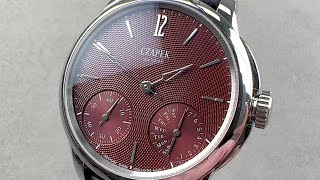 Czapek Quai des Bergues Guilloche Ricochet Rosewood S Czapek Watch Review [upl. by Rotow729]