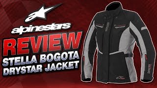 Alpinestars Stella Bogota Drystar Jacket Review from Sportbiketrackgearcom [upl. by Eibmab]