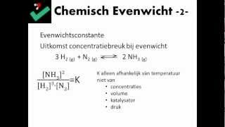 Chemisch Evenwicht 2 [upl. by Nauqal]