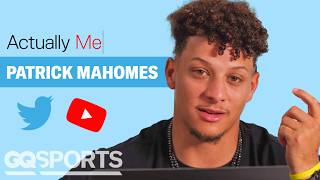 Patrick Mahomes Replies to Fans on the Internet  Actually Me  GQ Sports [upl. by Bear]