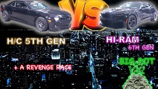 HC bolton Camaro VS HIRam bolton Camaro‼️ A COCKY CALL OUT😳 racing cars [upl. by Olegnad]