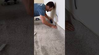 Orcon trimmer and EZ Tuck Carpet Install flooring carpet carpetinstallation floorcovering [upl. by Llain]