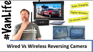 Wired Vs Wireless Rear view camera  AutoVox Solar 4 test and review [upl. by Htennek904]