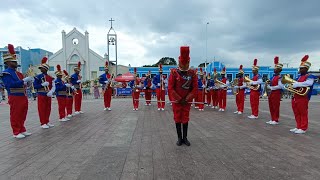 Banda marcial FANMUF no Concurso de Bandas e Fanfarras de Mata de São João 2024 [upl. by Kallman]