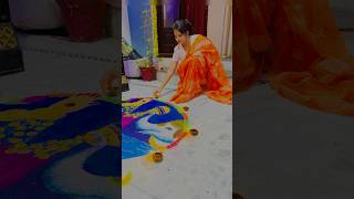 Charo taraf ye diye jal rahe hai😍dipawalistatus diwalishortsvideo rangoli diyarangoli sajna [upl. by Matheny]