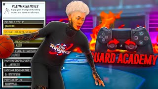 NBA 2K22 GUARD ACADEMY BEST HANDCAM ADVANCE DRIBBLE TUTORIAL  FASTEST DRIBBLE MOVES in 2K22 [upl. by Nerhe643]