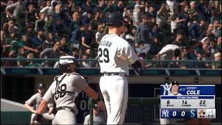 NY YANKEES vs MARINERS  MLB THE SHOW 24 YANKEES AT MARINERS HIGHLIGHT [upl. by Phillida]